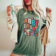 It's Abby Thing You Wouldn't Understand Abby Groovy レディースオーバーサイズコンフォートTシャツ Moss