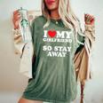 I Love My Girlfriend I Love My Girlfriendotay Away レディースオーバーサイズコンフォートTシャツ Moss