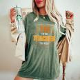 Retro Profession I'm The Teacher レディースオーバーサイズコンフォートTシャツ Moss