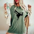 ボーイズ ガールズ ヒップホップ ブレイクダンス ヒップホップ Bboy Bgirl レディースオーバーサイズコンフォートTシャツ Moss