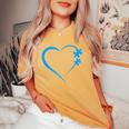 Autism Autism Awareness Autism Mom Love レディースオーバーサイズコンフォートTシャツ Mustard