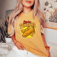 Chicken Tenders Lover Hardcore Music Bootleg Rap Tendies Women's Oversized Comfort Colors T-Shirt Mustard