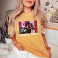 Forever Young Horse、競馬、デルマール、サンタアニタ レディースオーバーサイズコンフォートTシャツ Mustard