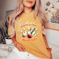 My Bowling Technique Isecret 面白いボウラーボウリング レディースオーバーサイズコンフォートTシャツ Mustard