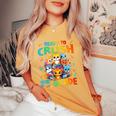 Ready To Crush 2Nd Grade Back Tochool 2Nd Grade Cat Kitten レディースオーバーサイズコンフォートTシャツ Mustard