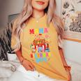 Mama Of The Birthday For Boy Circus Carnival Theme Party Women's Oversized Comfort T-Shirt Yam