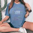 53誕生日 男の子 女の子 面白い 数学 平方根 2809 53年 レディースオーバーサイズコンフォートTシャツ Blue Jean