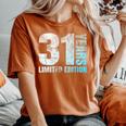 31歳 男性 ギフト 31歳の誕生日プレゼント 女性用 レディースオーバーサイズコンフォートTシャツ Yam
