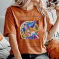 Dark Magician Girl クラシックカードデザイン Papl1447 レディースオーバーサイズコンフォートTシャツ Yam