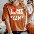 I Love My Girlfriend I Love My Girlfriendotay Away レディースオーバーサイズコンフォートTシャツ Yam