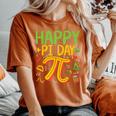 Pi Day Math Teacher March 14Th Happy Pi Day 314 Pi レディースオーバーサイズコンフォートTシャツ Yam