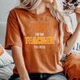 Retro Profession I'm The Teacher レディースオーバーサイズコンフォートTシャツ Yam
