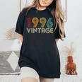 30歳の誕生日プレゼント 30歳 男性 女性 レトロ ヴィンテージ 1996 レディースオーバーサイズコンフォートTシャツ Black