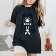 Anime Girl Goth Bunny Grunge Gothic Cute E-Girl Outfit Women's Oversized Comfort T-Shirt Black