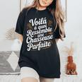 Chasseuse Parfaite Humour Chasse Idée Cadeau Drôle T-shirt oversize confortable pour femme Black