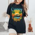 Cruising With My Mom Daughter Son Cruise Vacation Matching Women's Oversized Comfort T-Shirt Black