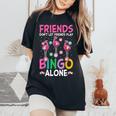 Girls Night Bingo Sisters Bingo Squad Women's Oversized Comfort T-Shirt Black