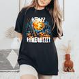 Herr Dame Kind Girl ロックンロール スプラッチ ヘビーメタル ハロウィン レディースオーバーサイズコンフォートTシャツ Black