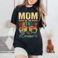 Mom Of The Birthday Cruiser Sunglasses Cruise Vintage Women's Oversized Comfort T-Shirt Black