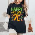 Pi Day Math Teacher March 14Th Happy Pi Day 314 Pi レディースオーバーサイズコンフォートTシャツ Black