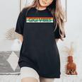 Retro Gigiibes 面白くてかわいいギフト レディースオーバーサイズコンフォートTシャツ Black