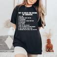 Rules For Dating My Daughter Dad ギフト レディースオーバーサイズコンフォートTシャツ Black
