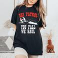 スキーパトロールの言い You Fall We Haul 面白いスキーパトロール レディースオーバーサイズコンフォートTシャツ Black