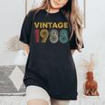 ヴィンテージ 1988 38歳の誕生日プレゼント 男性 女性 38歳 レディースオーバーサイズコンフォートTシャツ Black