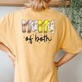 Mama Of Both Baseball Softball Mom Mother's Day Women's Oversized Comfort T-Shirt Back Print Yam
