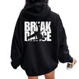 Break Dance ヒップホップ レトロ 風車 ギフト キッズ Bboy Bgirl レディース オーバーサイズ パーカー バックプリント Black