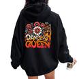 Dancing A Queen ダンシングヴィンテージ 70年代 80年代 ダンスパーティー用 レディース オーバーサイズ パーカー バックプリント Black