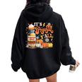 It's Propofall Y'all Crna Icu Nurse Fall Autumn Halloween Women Oversized Hoodie Back Print Black