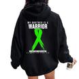 Mi Hermano Conciencia Del Linfoma Women Oversized Hoodie Back Print Black