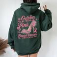 We Wear Pink October Shoes Breast Cancer Awareness Women Oversized Hoodie Back Print Forest We Wear Pink October Shoes Breast Cancer Awareness Women Oversized Hoodie Back Print Forest