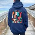 It's Abby Thing You Wouldn't Understand Abby Groovy レディース オーバーサイズ パーカー バックプリント Forest