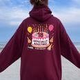 18歳の誕生日 男の子 女の子 18歳 18歳 誕生日 レディース オーバーサイズ パーカー バックプリント Maroon