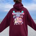 I'm The Birthday Girl キュート ちびkpop おもしろい キッズ 韓国 ポップ レディース オーバーサイズ パーカー バックプリント Maroon