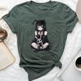 E-Girl Cute Anime Girl Goth Bunny Grunge Gothic Outfit Bella Canvas T-shirt Heather Mauve