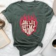 Long Live Hot Moms Retro Mom Humor Quote Bella Canvas T-shirt Heather Mauve