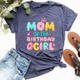 Mom Of The Birthday Girl Sweet Donut Matching Family Party Bella Canvas T-shirt Heather Forest