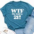 21St Birthday For Mom 21 Year Old Child Son Daughter Bella Canvas T-shirt Heather Navy
