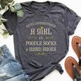 Irish Dance Women's T-Shirt Poodle Socks And Hard Shoes Women's Heather T-Shirt Heather Dark Grey