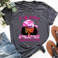 It's My Birthday Aquarius Black Woman Pink Camo Bella Canvas T-shirt Heather Dark Grey It's My Birthday Aquarius Black Woman Pink Camo Bella Canvas T-shirt Heather Dark Grey