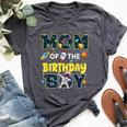 Mom Of The Birthday Boy Astronaut Family Space Planets Bella Canvas T-shirt Heather Deep Teal
