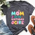 Mom Of The Birthday Girl Sweet Donut Matching Family Party Bella Canvas T-shirt Heather Deep Teal
