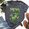 Mom Of The Three Rex Birthday Boy Dinosaur Family Matching Bella Canvas T-shirt Heather Deep Teal