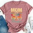 Mom Of The Birthday Cruiser Sunglasses Cruise Vintage Bella Canvas T-shirt Heather Dark Grey