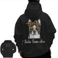 Birthday And Mother's Day -Boston Terrier Mom Men Zip Up Hoodie Back Print, Couple Gifts, Mom Gifts, trending gift