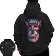 Boston Terrier 4th Of July US Merica Bostie Dog Patriotic For Men Women Kids Men Zip Up Hoodie Back Print, Patriotic Boston Terrier Gifts, Boston Terrier 4th Of July Gifts, trending gift