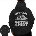 Boston Terrier Dog Official Sleeping Shirt Men Women Kids Men Zip Up Hoodie Back Print, trending gift